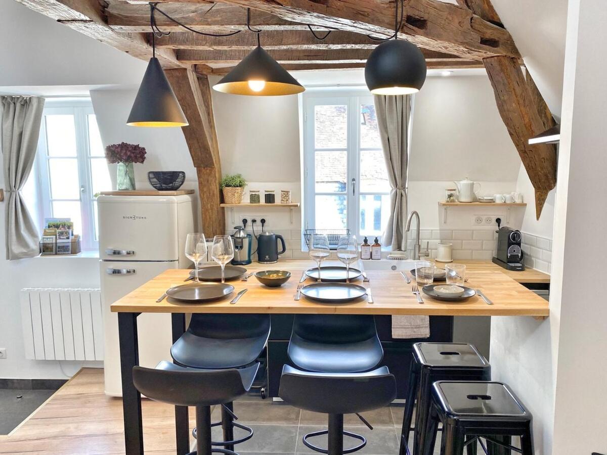 Apartament Le Repere Des Sommeliers - Sejour A Auxerre Zewnętrze zdjęcie