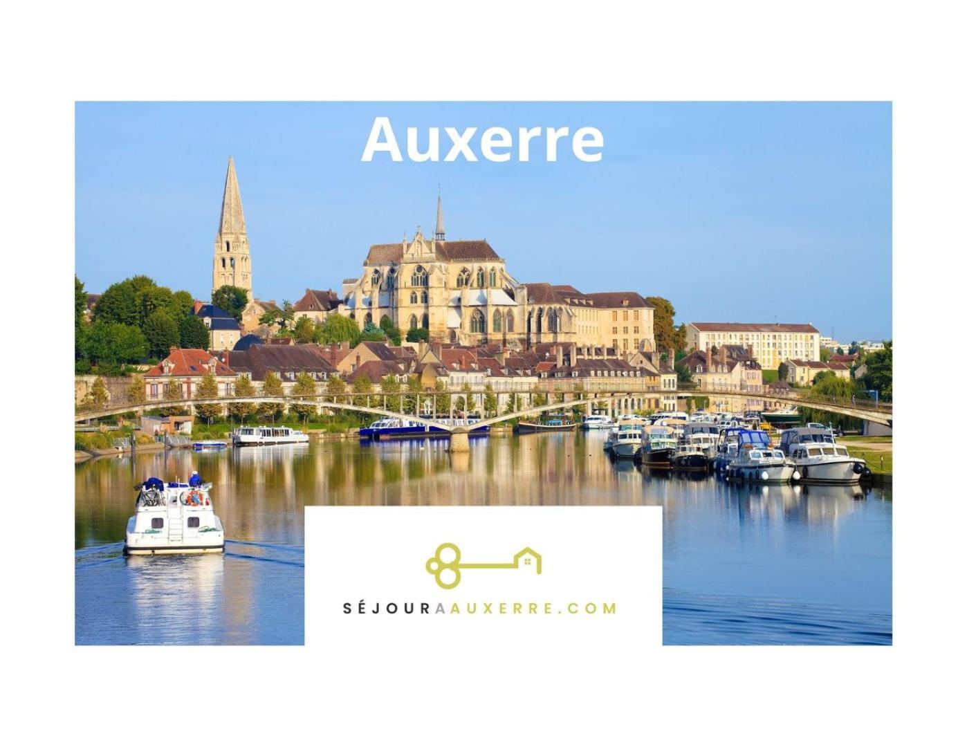 Apartament Le Repere Des Sommeliers - Sejour A Auxerre Zewnętrze zdjęcie